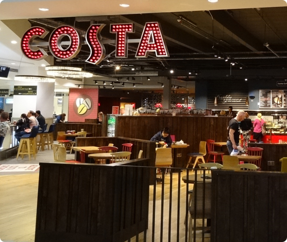 DMWR Architects Costa and M&S, Gatwick